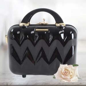 Chic Black Cosmetic Case